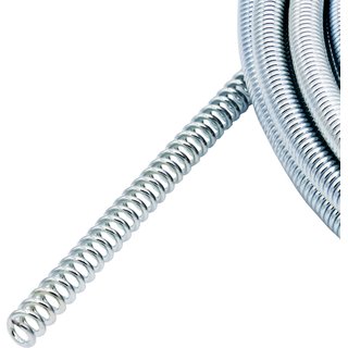 3m x 5mm Rohrreinigungswelle Spirale Abflussspirale Reinigungsspirale Abfluss 